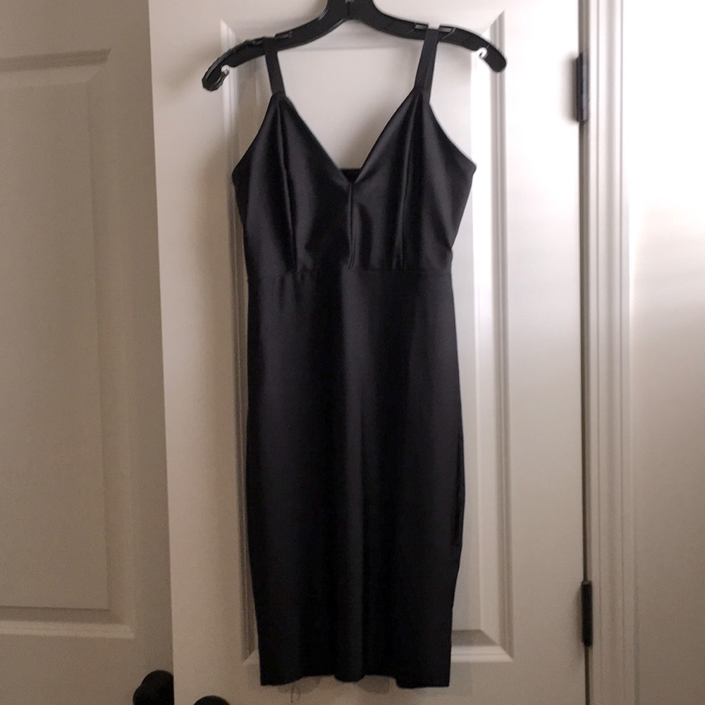 Papaya black dress